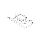 Газовая варочная панель Bertazzoni PM6040X