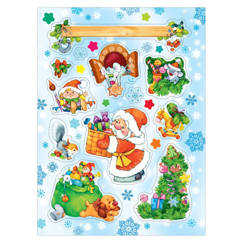 Наклейка НГ1781 Наклейки (21глит.) НГ Птицы И 46500