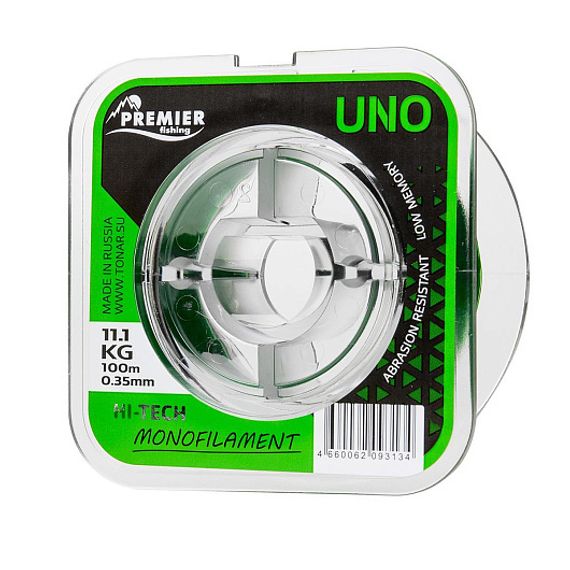 Леска UNO 0,35mm/100m Green Nylon (PR-U-G-035-100) Premier Fishing