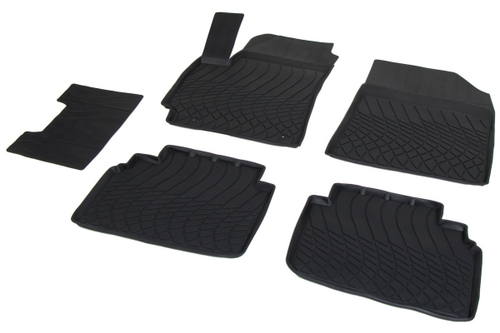 Коврики в салон автомобиля Rival для Kia Seltos 2020-н.в., литьевой полиуретан, 5 частей, 62810001