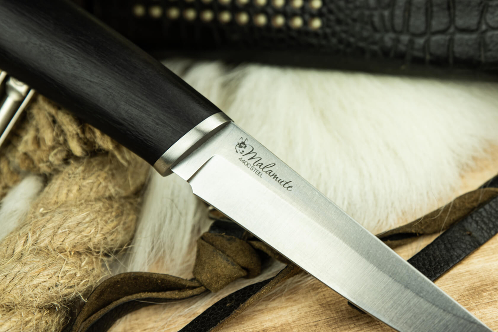 Туристический нож Malamute 440С Stonewash Limited Edition