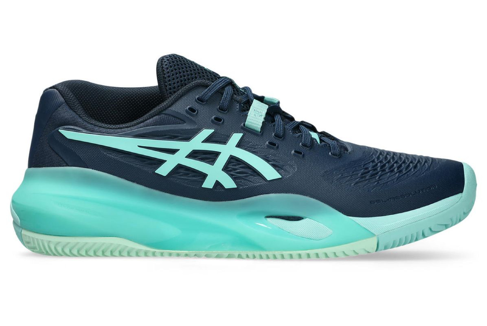 Мужские кроссовки теннисные Asics Gel-Resolution X Clay - night sky/illuminate mint