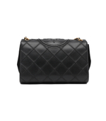 кожаная сумка через плечо fleming soft convertible TORY BURCH - черный(137301)