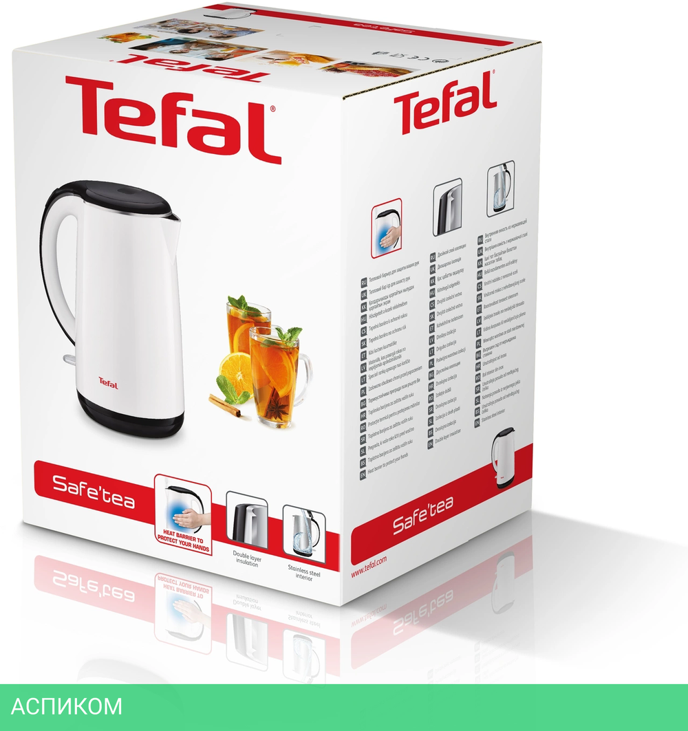 Электрочайник Tefal KO260130 белый/черный
