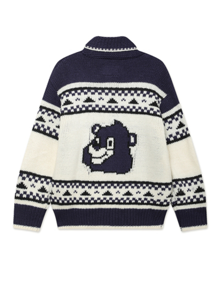 Мужской Свитер Bear Zip-up Cowichan