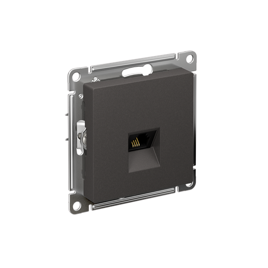 Розетка телефонная AtlasDesign RJ11 механизм базальт SE ATN001481