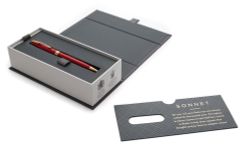Parker Sonnet Core K439 Slim LaqRed GT Mblack (1931477)