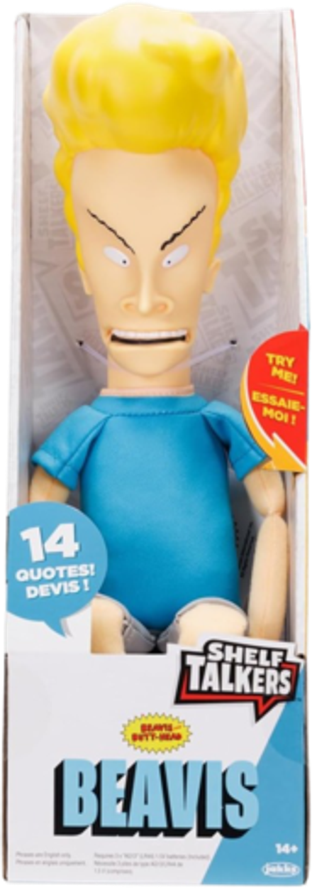Фигурка Beavis & Butt-Head Shelf Talkers Beavis 12'' Plush Figure with Sound