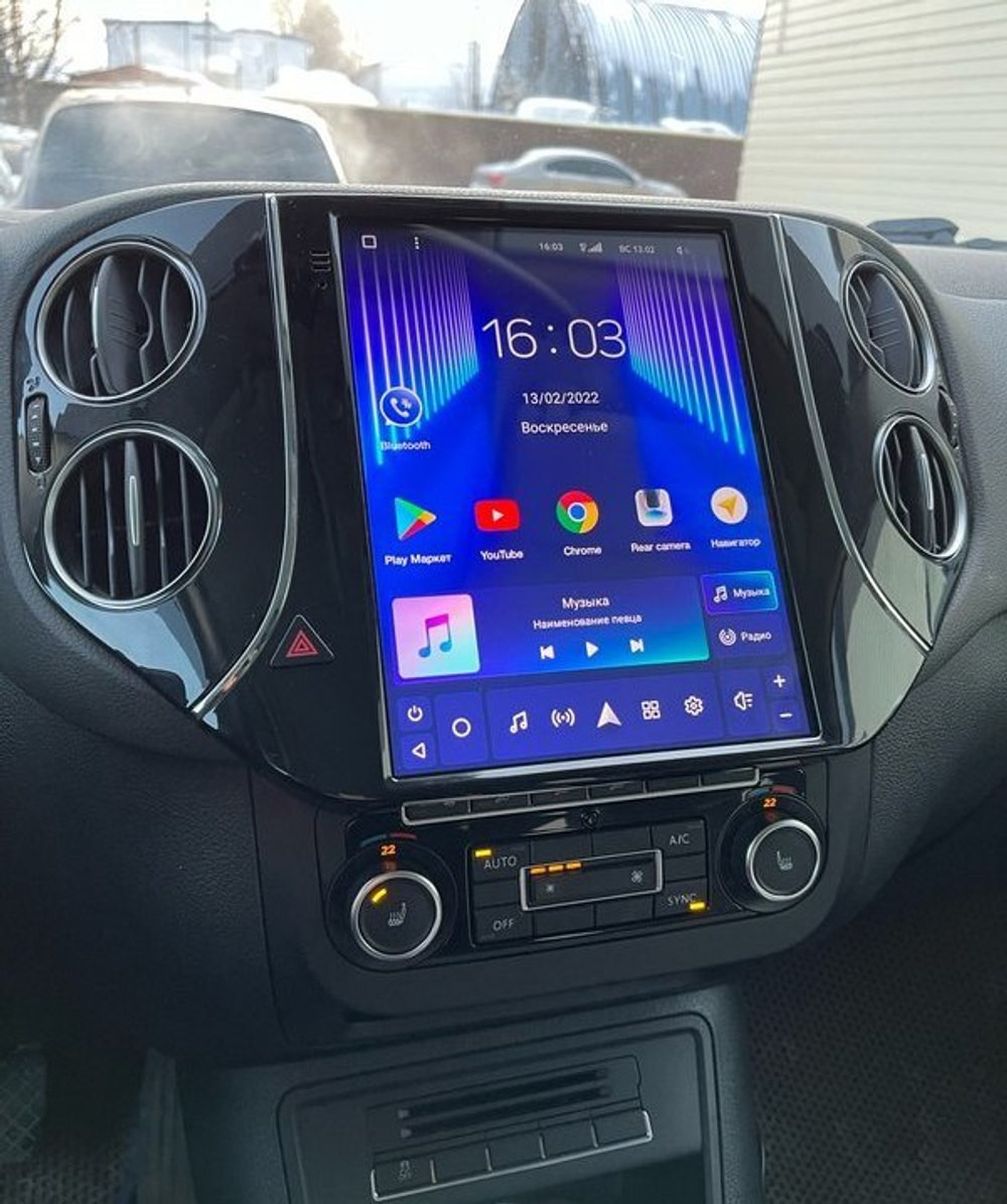 Магнитола для Volkswagen Tiguan 1 2007-2017, Golf Plus - Teyes TPRO 2 монитор 9.7" в стиле "Тесла" на Android 10, ТОП процессор, 4G SIM-слот