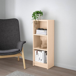 Стеллаж Билли 08 Дуб молочный 8622 40*28*106 см, Светло-бежевый   Фиеста