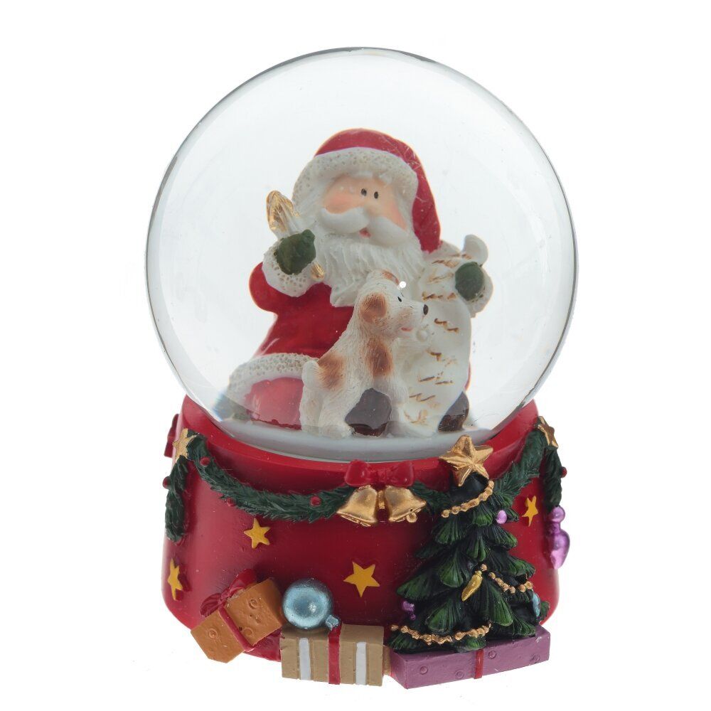 GAEM Фигурка декор в стекл шаре "Дед Мороз", D6 см, L6 W7 H8,5 см