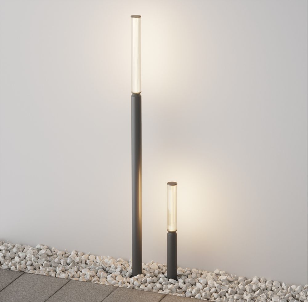 Светильник столбик ландшафтный 20вт 75x75x1986мм