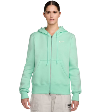 Женская теннисная куртка Nike Sportswear Phoenix Fleece - mint foam/sail