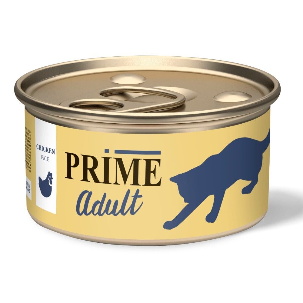 Prime 75 г - консервы для кошек с курицей (паштет)