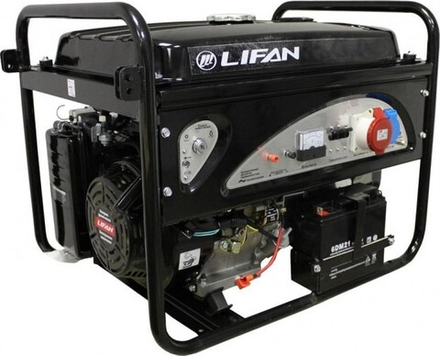 Генератор бензиновый LIFAN  7000E3 (6GF2-4) трехфазный 7000E3(6GF2-4)