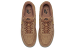 Nike Air Force 1 Low 07 LV8 “Wheat/Flax” cowhide classic retro style non-slip wear-resistant lightweight low-top sneakers for men and women the same wheat color