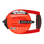 Рулетка геодезическая, 50 м х 12,5 мм, металлическая лента, закрытый корпус Matrix