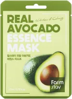 Тканевая маска для лица с экстрактом авокадо Real Avocado Essence Mask FarmStay