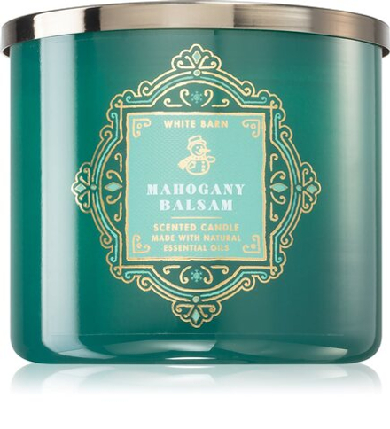 Bath & Body Works Mahogany Balsam - ароматическая свеча /   411  g  / GTIN 667555496827