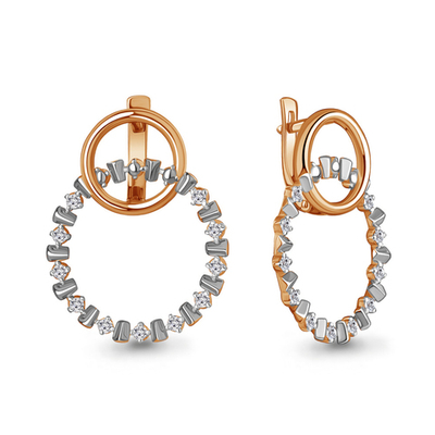 942929к Серьги из Золота с бриллиантами