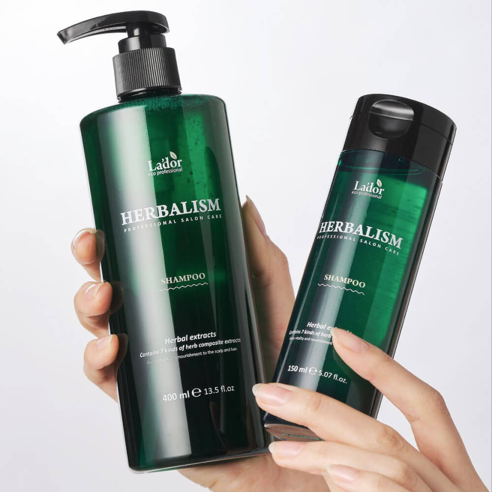 Шампунь для волос с комплексом трав Lador Herbalism Shampoo 400 мл