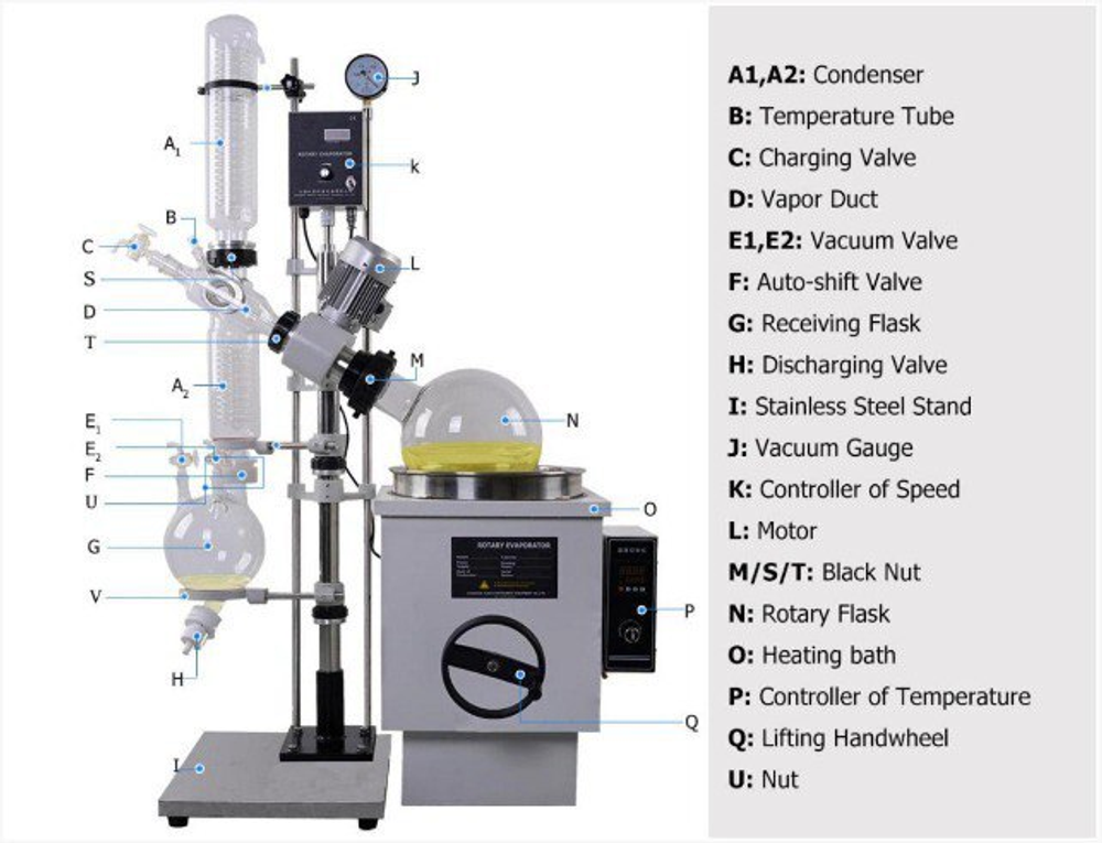 Холодильник А2 для роторного испарителя 50 л