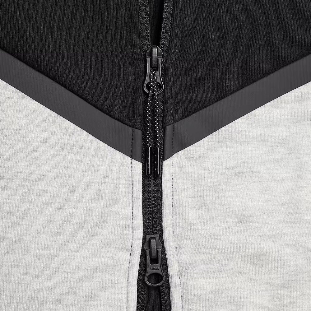 Зип Худи Nike Tech Fleece 2024 Black/Grey
