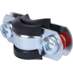Хомут для труб двухвинтовой STOUT - 3/8" (15-19 мм, с гайкой)