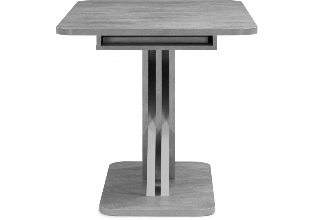 Стол деревянный Woodville Аврора цемент светлый, белый