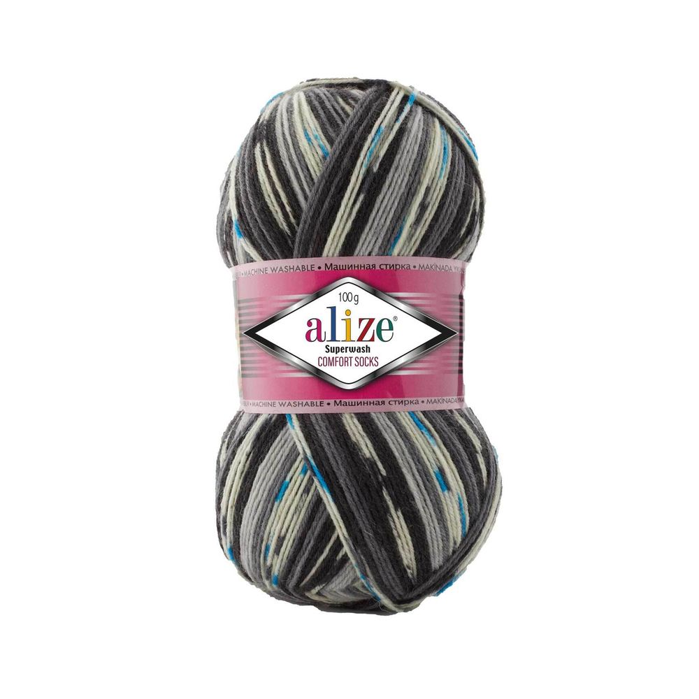 Пряжа Alize Superwash Comfort (7650)