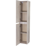 Шкаф пенал BelBagno Kraft 33 L KRAFT-1600-2A-SC-RGB-L подвесной Rovere Galifax Bianco