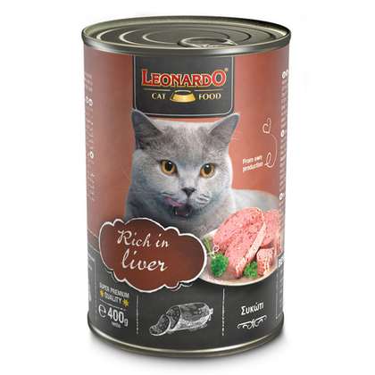 LEONARDO (Леонардо) консервы с печенью / Leonardo Rich In Liver, 400 г