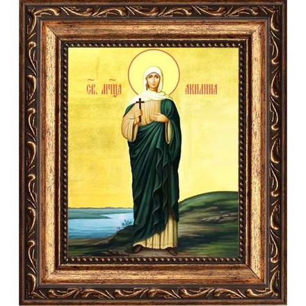 Акилина Старшая (Гречишница), Библосская (Финикийская) Святая мученица. Икона на холсте.