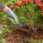 Совок посадочный узкий, 60 х 250 мм, стальной, пластиковая рукоятка, Standard, Palisad, 62652