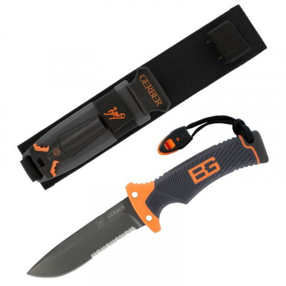 Нож выживания Gerber с серрейтором