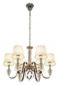 Подвесная люстра iLamp Alesti P2424-6 Nickel