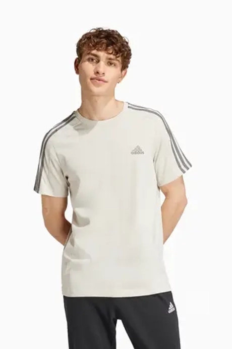 Футболка adidas Essentials Single 3S Tee - бежевый