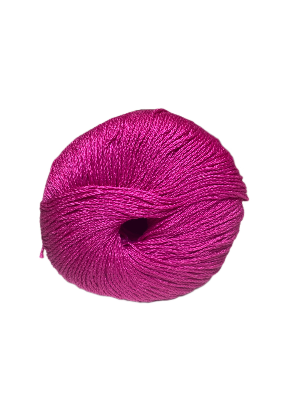 Пряжа (Италия) 100% мерсеризованный хлопок 50г-160м (1 уп-10 шт) цвет фуксия 86