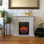 Каминокомплект Real Flame Andrea WT с очагом Majestic Lux Black RC