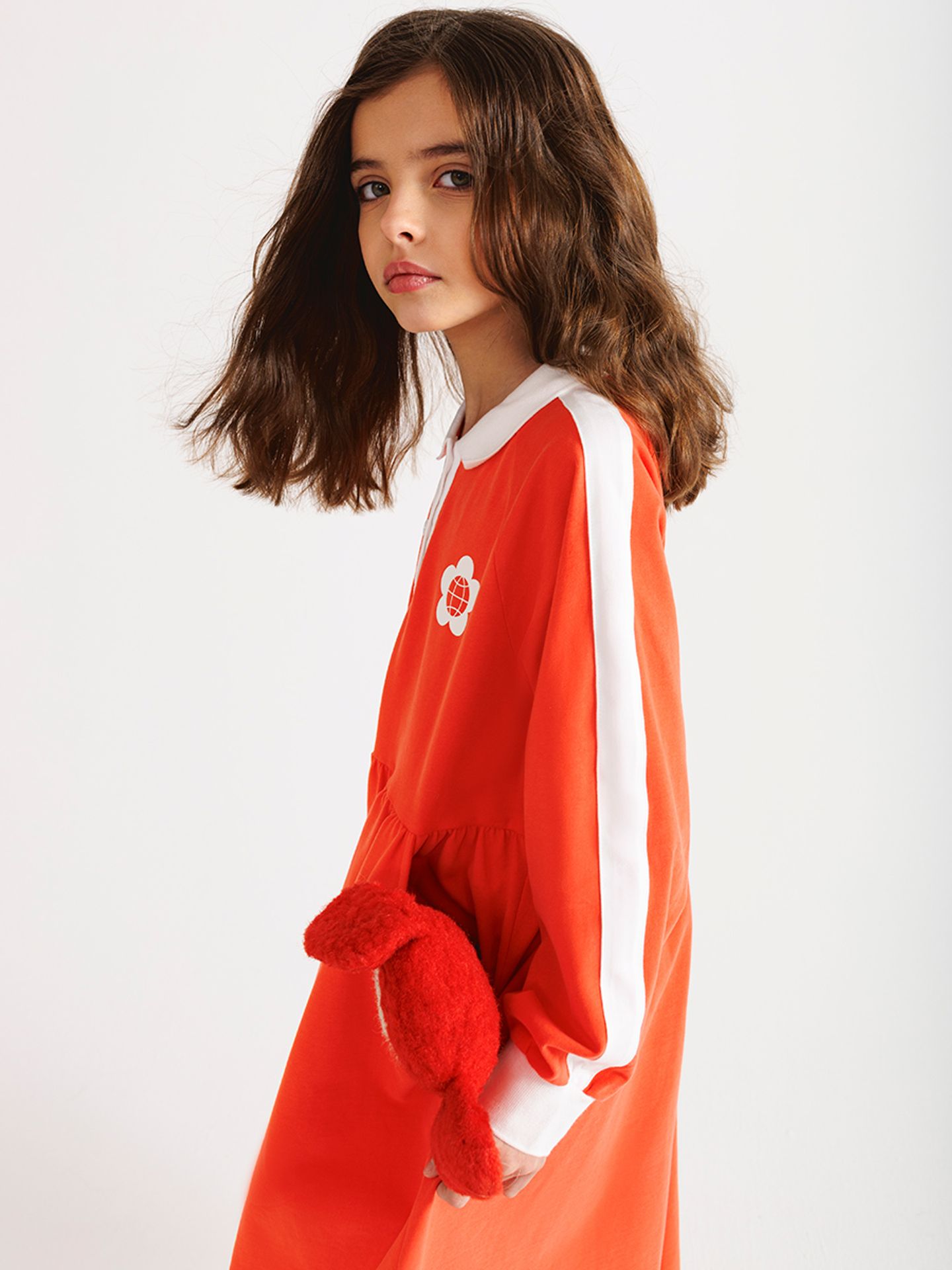 Платье коралловое "Спорт и мода"