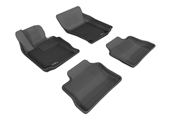 Коврики салона Sotra 3D Lux для Porsche Panamera 2009- черные. Артикул ST 74-00521