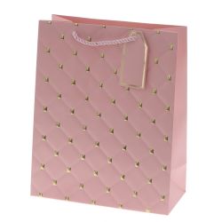 GAEM Пакет подарочный M (бумага 210г/м2, блок 12шт), L26 W12 H32 см, 8в.