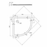 Душевой поддон AQUATON Калифорния М 80x80