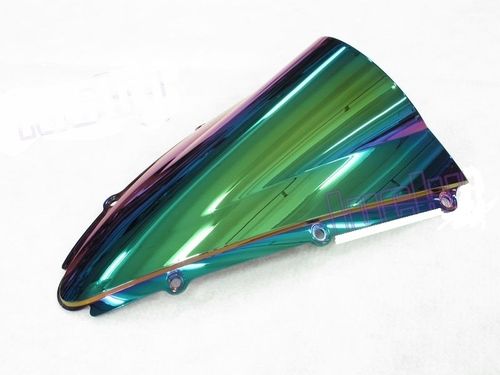 Ветровое стекло для мотоцикла Yamaha YZF-R1 00-01  DoubleBubble Иридий