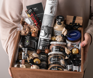 Подарочные наборы с деликатесами
