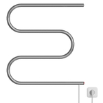 Полотенцесушитель MIXLINE SIMPLE M 60x60 (кнопочный выкл, 222 Вт) ХРОМ