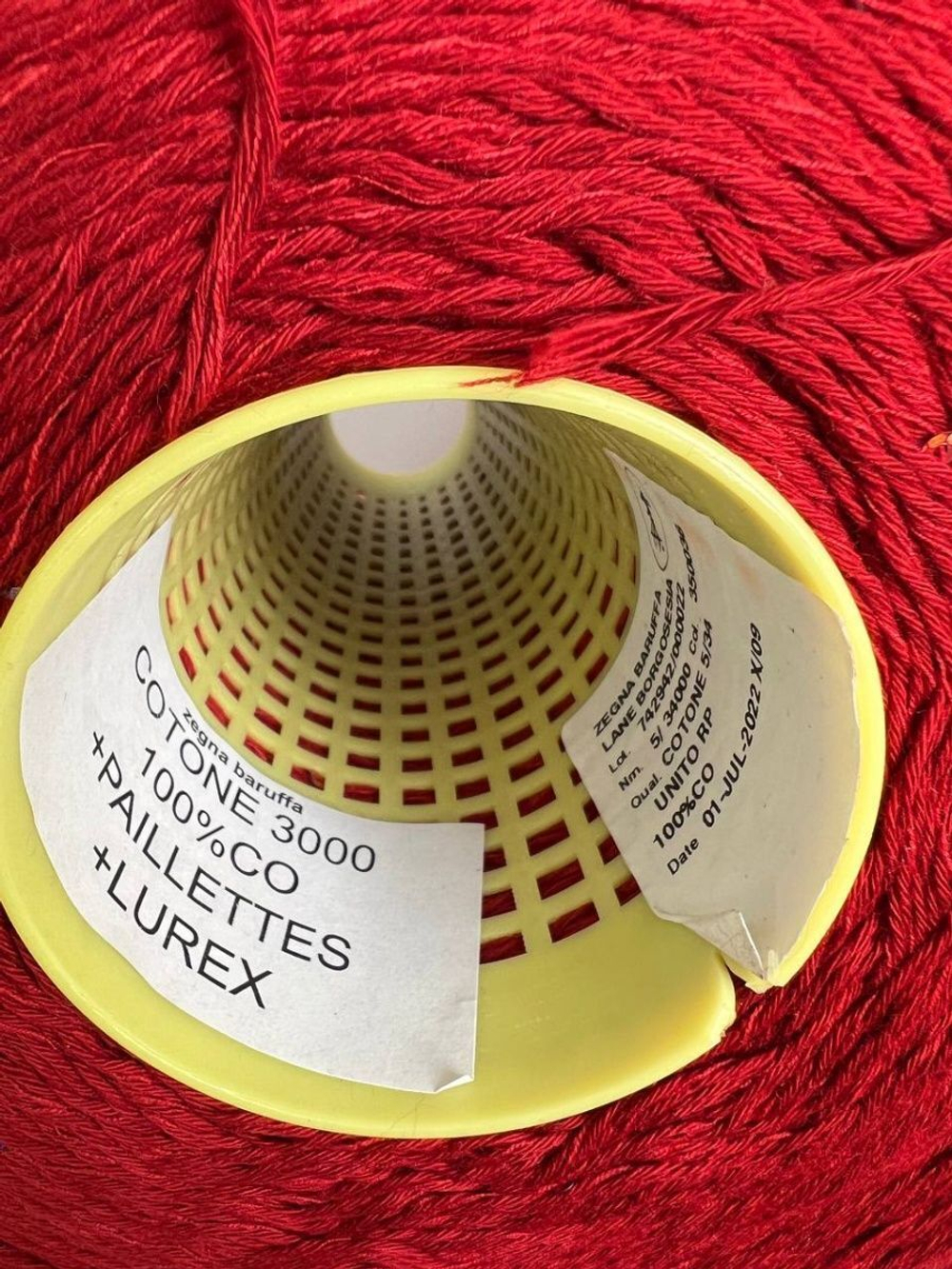 Пряжа Zegna Baruffa с пайетками