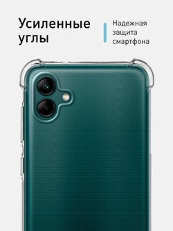 Чехол ROSCO для Samsung Galaxy A04 (арт. SS-A04-HARD-TPU-TRANSPARENT )