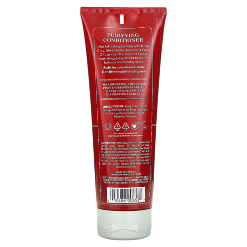 The Grandpa Soap Co., кондиционер с розовой глиной, очищение, 237 мл (8 жидк. унций)