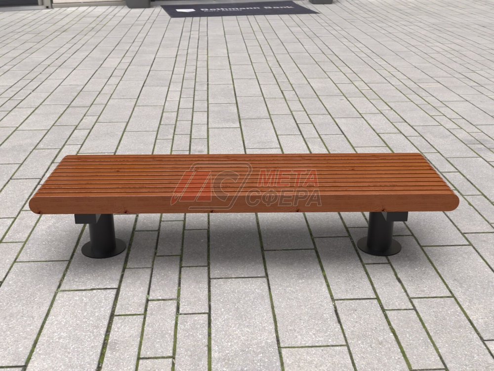 Лавка Rail Road продольная